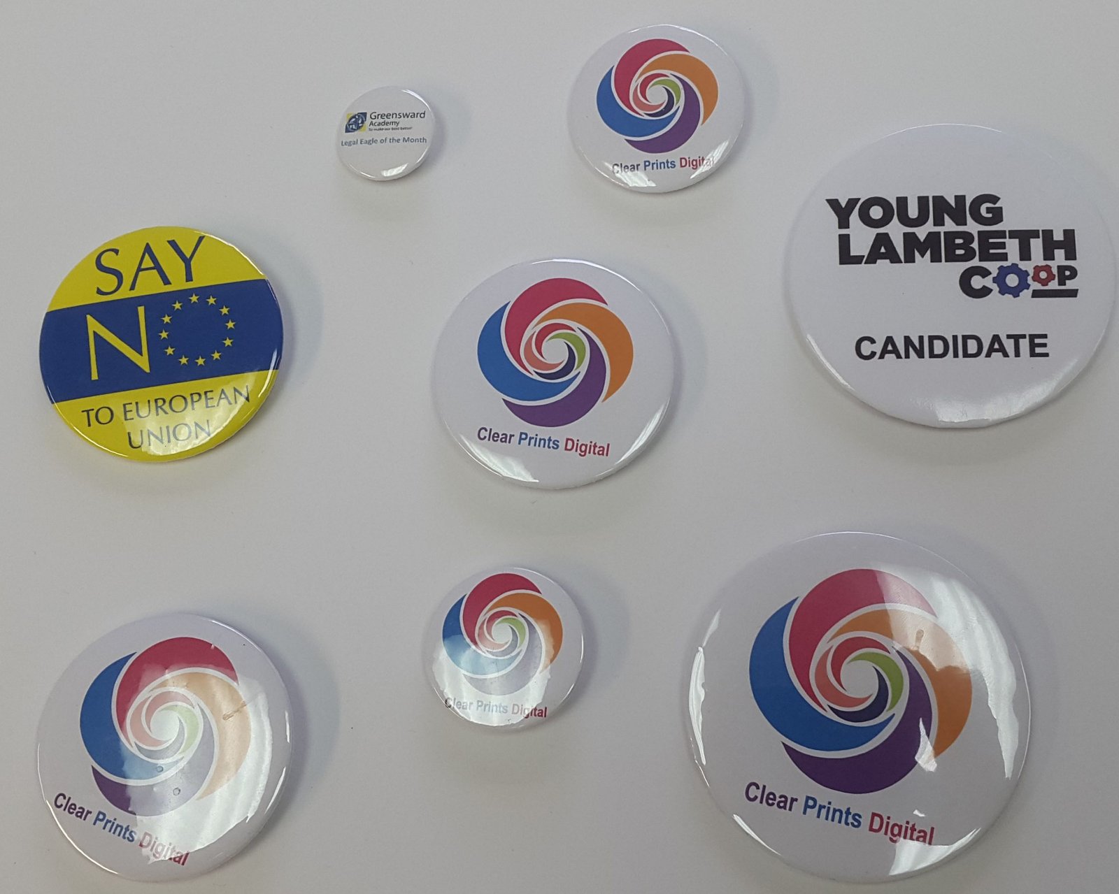 Coloured Badges — Magnets